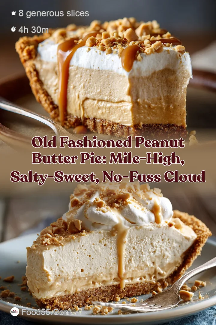 Old Fashioned Peanut Butter Pie: Mile-High Salty-Sweet No-Fuss Cloud