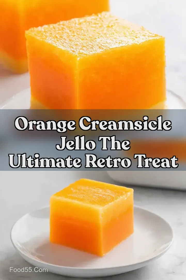 Orange Creamsicle Jello The ULTIMATE Retro Treat