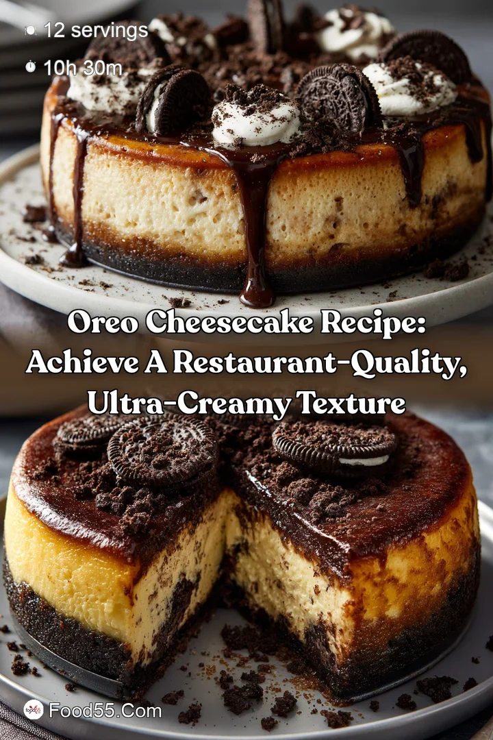 Oreo Cheesecake Recipe: Achieve a Restaurant-Quality Ultra-Creamy Texture