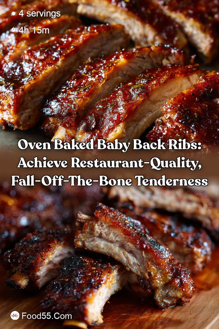 Oven Baked Baby Back Ribs: Achieve Restaurant-Quality Fall-Off-The-Bone Tenderness