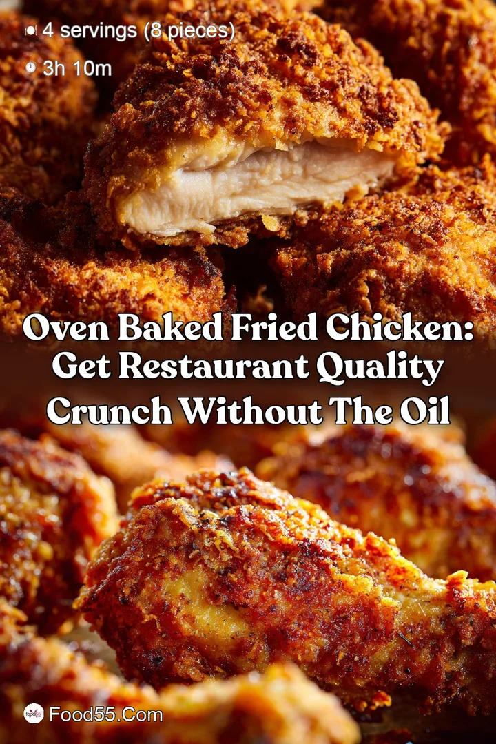 Oven Baked Fried Chicken: Get Restaurant Quality Crunch Without the Oil