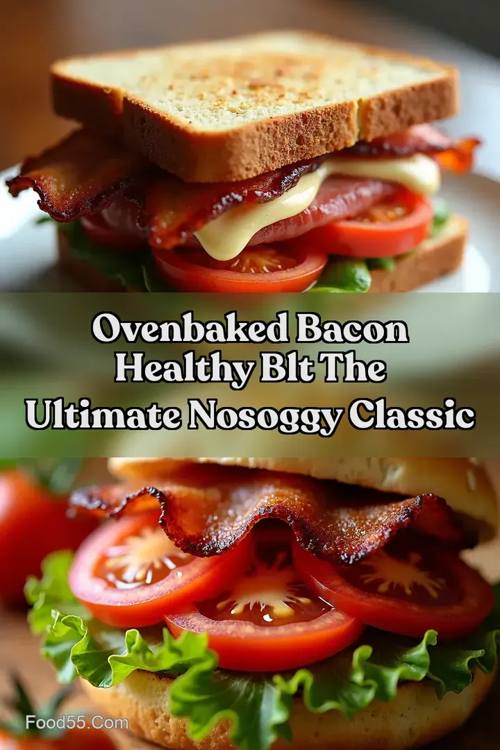 OvenBaked Bacon Healthy BLT The Ultimate NoSoggy Classic