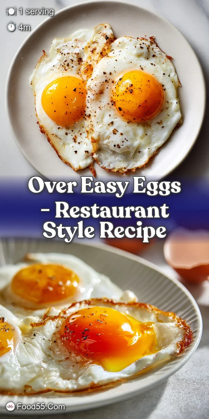 Close-up of a luscious over easy egg, the golden yolk oozing slightly, promising a rich and creamy texture. Delicious brea...