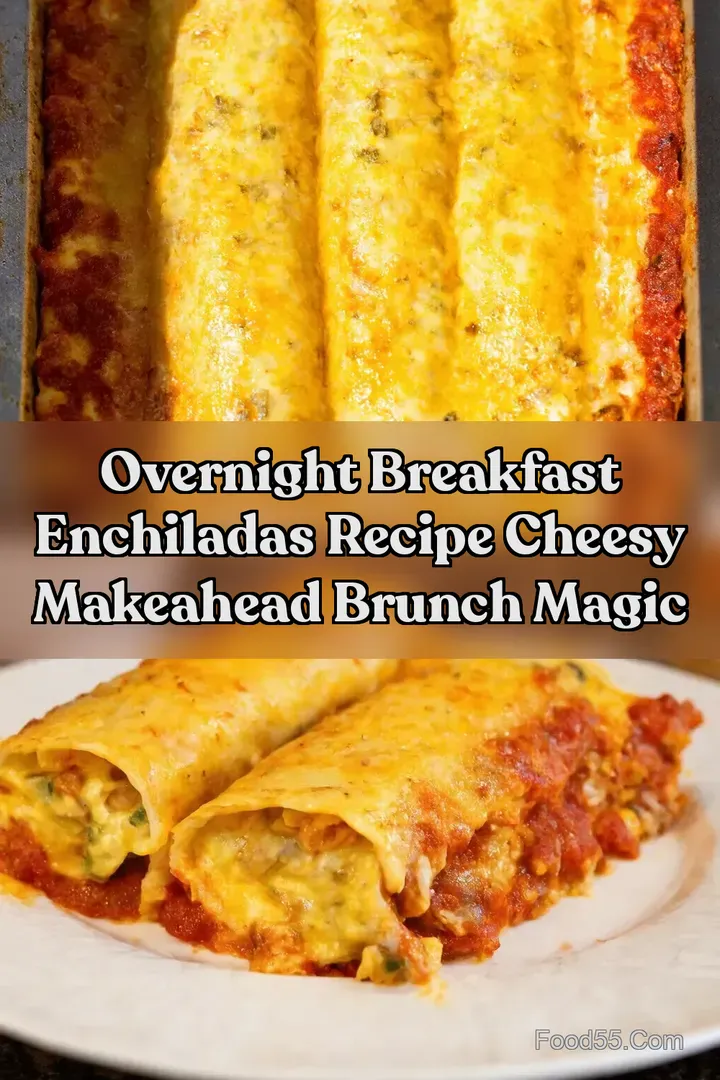 Overnight Breakfast Enchiladas Recipe Cheesy MakeAhead Brunch Magic