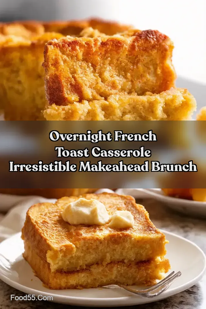 Overnight French Toast Casserole Irresistible MakeAhead Brunch