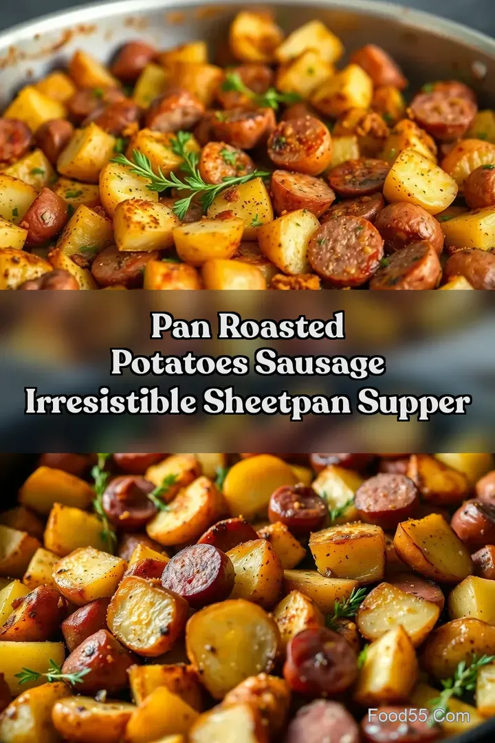 Pan Roasted Potatoes Sausage Irresistible SheetPan Supper