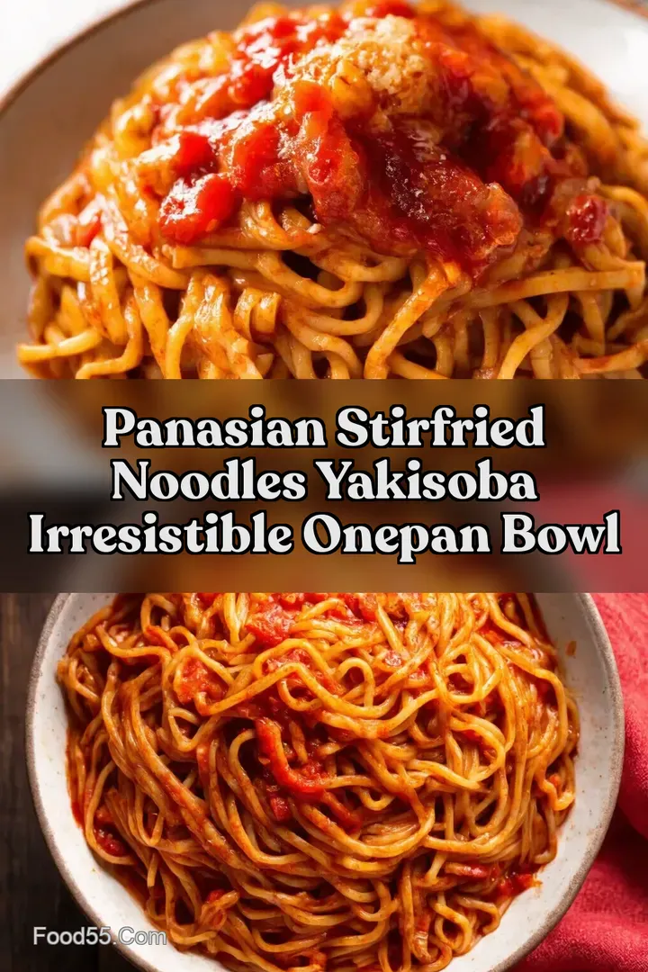 PanAsian StirFried Noodles Yakisoba Irresistible OnePan Bowl