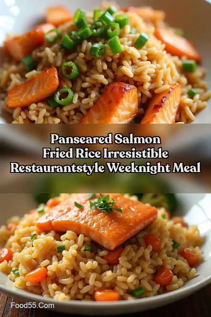 PanSeared Salmon Fried Rice Irresistible RestaurantStyle Weeknight Meal