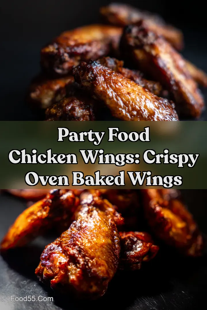 Party Food Chicken Wings: Crispy Oven Baked Wings : PIN FOR LATER Party Food Chicken Wings: Crispy Oven Baked Wings