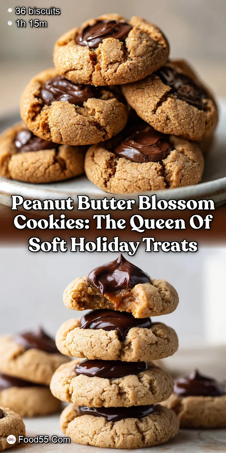 Peanut Butter Blossom Cookies: The Queen of Soft Holiday Treats