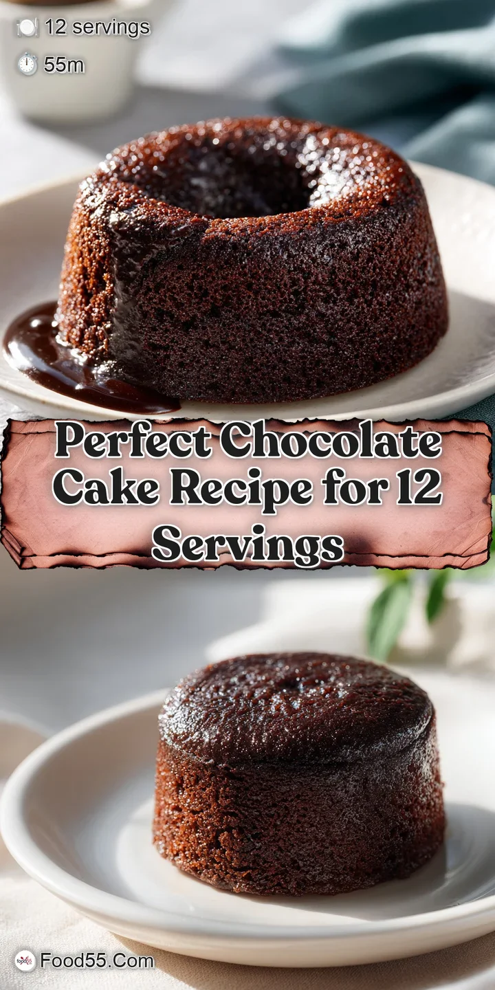 Close-up of glossy chocolate frosting swirled on a moist cake. The decadent texture and deep color evoke a rich, irresisti...