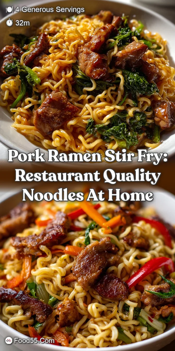 Pork Ramen Stir Fry: Restaurant Quality Noodles at Home