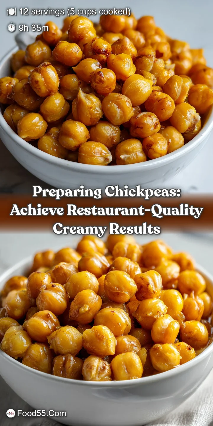 Preparing Chickpeas: Achieve Restaurant-Quality Creamy Results