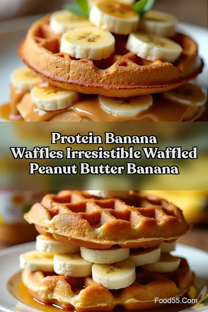 Protein Banana Waffles Irresistible Waffled Peanut Butter Banana