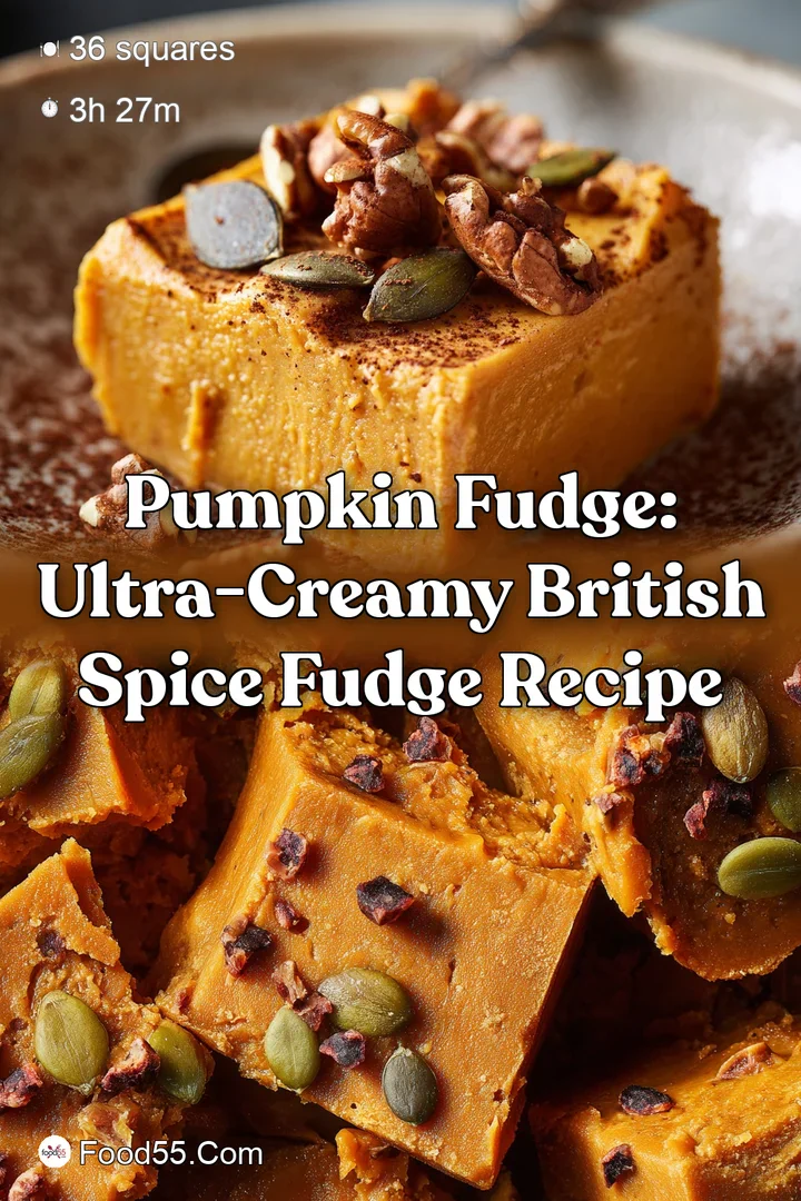 Pumpkin Fudge: Ultra-Creamy British Spice Fudge Recipe