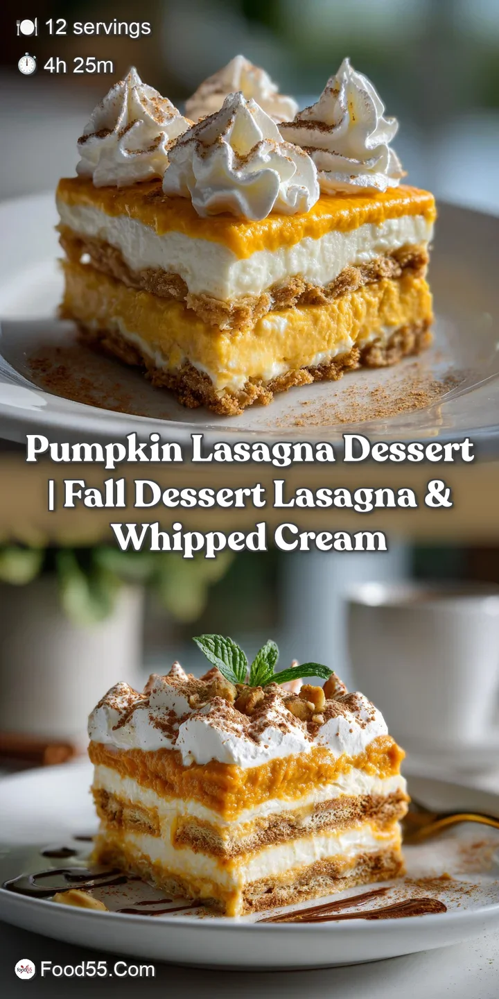 Close-up of a pumpkin dessert layer, showing a silky, smooth texture and the contrast of cream and spice colors.