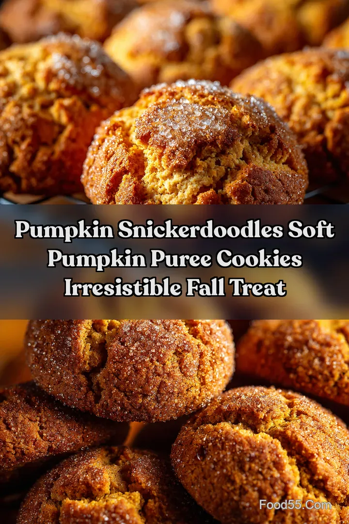 Pumpkin Snickerdoodles Soft Pumpkin Puree Cookies Irresistible Fall Treat