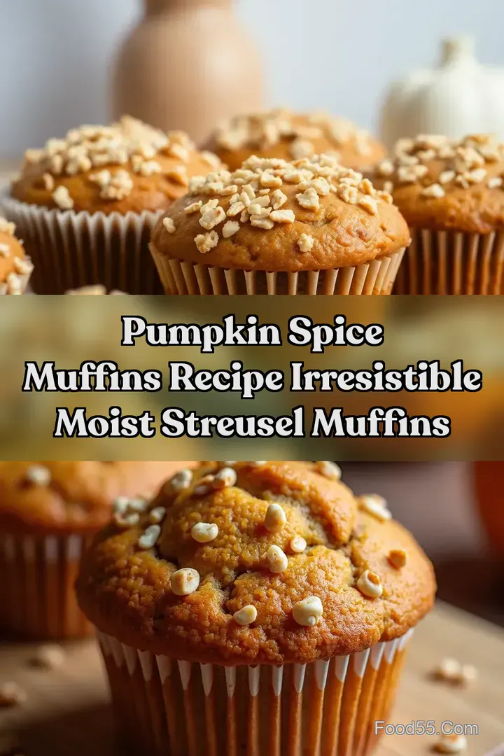 Pumpkin Spice Muffins Recipe Irresistible Moist Streusel Muffins