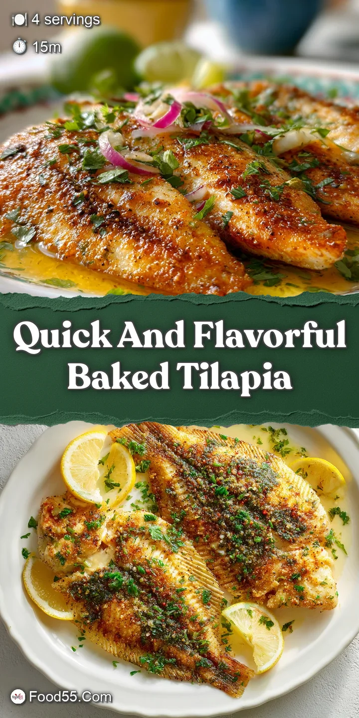 Close-up of tender, white tilapia glistening with olive oil, accented by bright yellow lemon zest and vibrant green parsley.