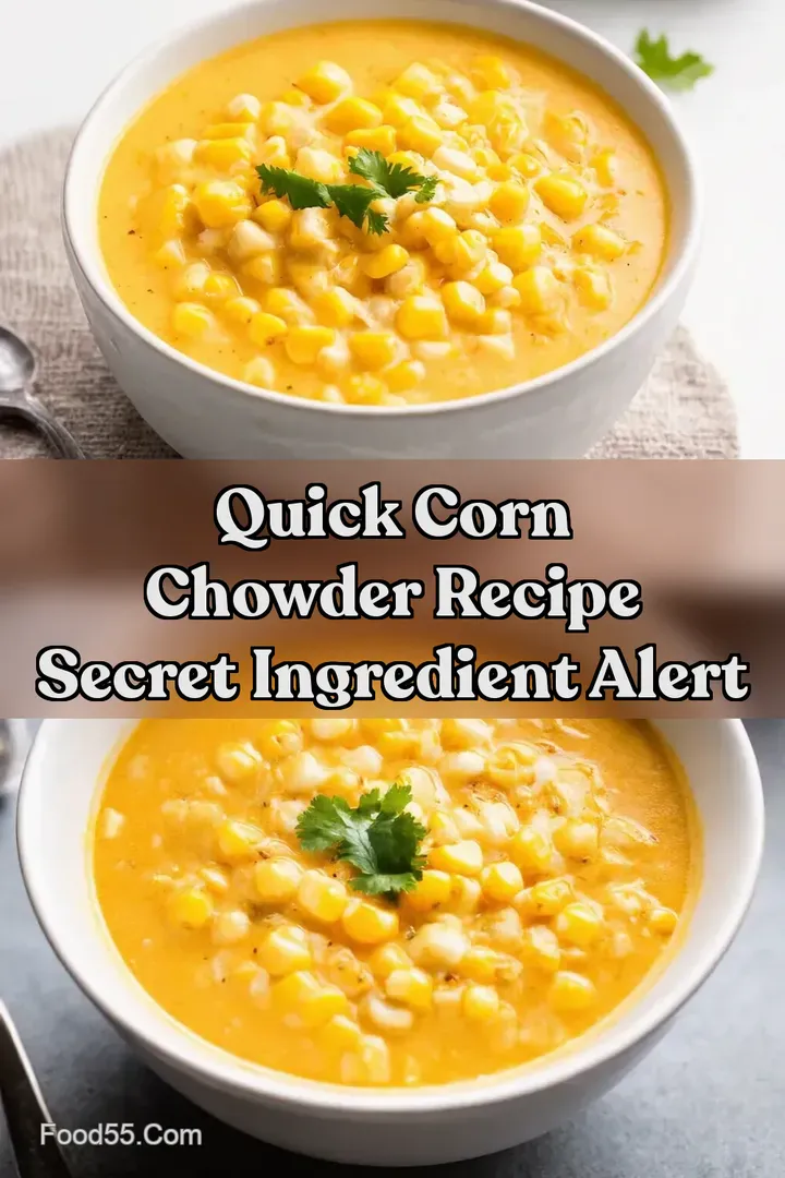 Quick Corn Chowder Recipe Secret Ingredient Alert