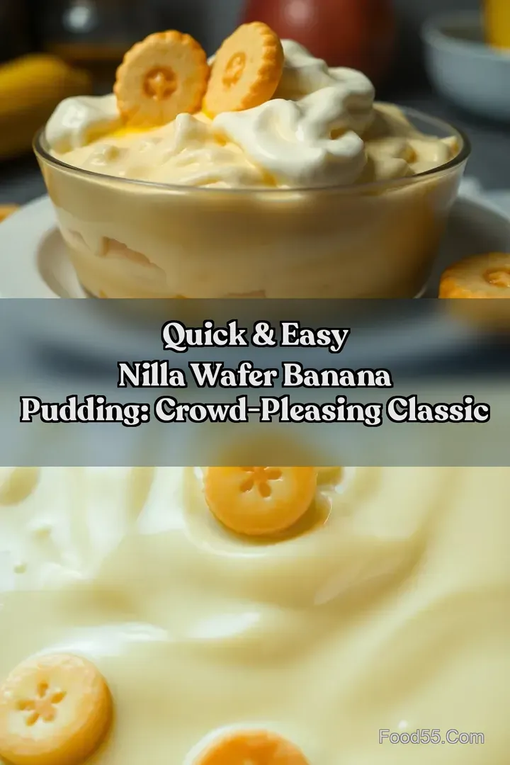 Quick & Easy Nilla Wafer Banana Pudding: Crowd-Pleasing Classic : PIN FOR LATER Quick & Easy Nilla Wafer Banana Pudding: Crowd-Pleasing Classic