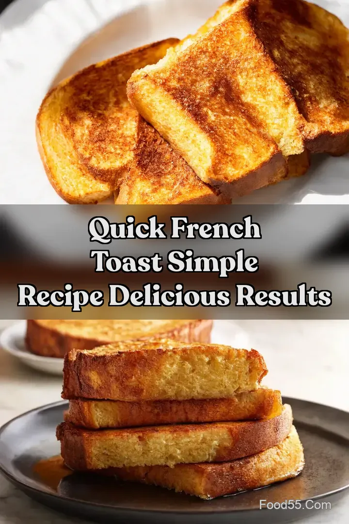 Quick French Toast Simple Recipe Delicious Results : PIN FOR LATER Quick French Toast Simple Recipe Delicious Results