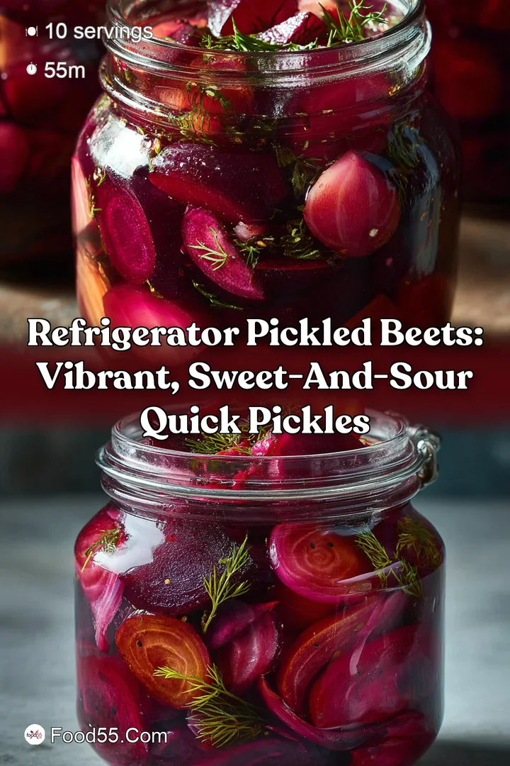 Refrigerator Pickled Beets: Vibrant Sweet-and-Sour Quick Pickles