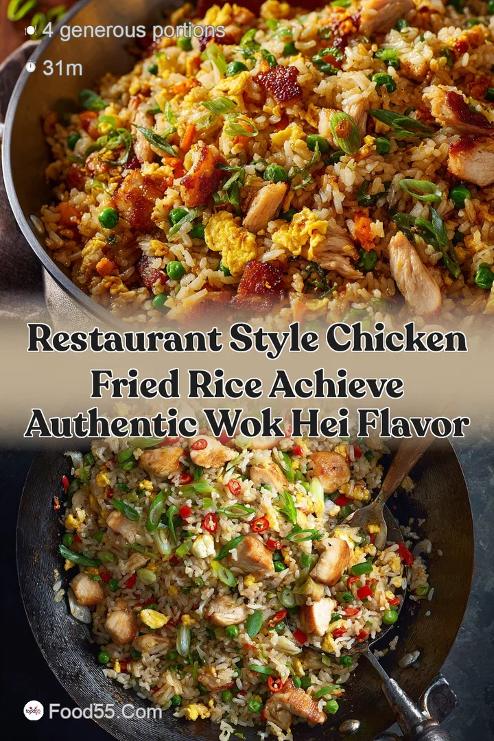 Restaurant Style Chicken Fried Rice Achieve Authentic Wok Hei Flavor