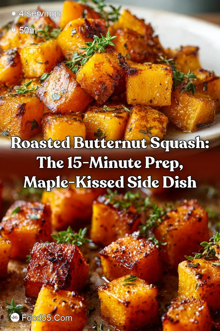 Roasted Butternut Squash: The 15-Minute Prep Maple-Kissed Side Dish
