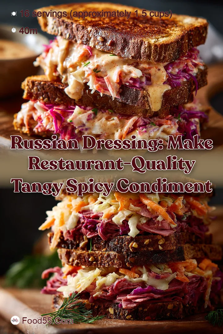 Russian Dressing: Make Restaurant-Quality Tangy Spicy Condiment