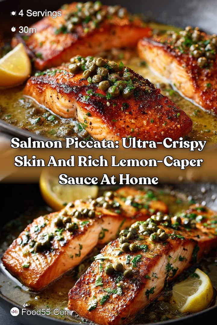 Salmon Piccata: Ultra-Crispy Skin and Rich Lemon-Caper Sauce at Home