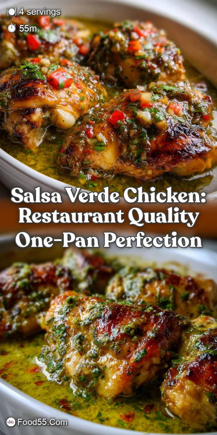 Salsa Verde Chicken: Restaurant Quality One-Pan Perfection