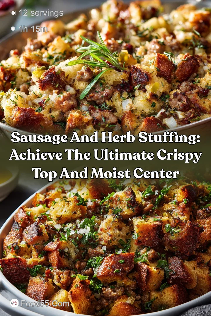 Sausage and Herb Stuffing: Achieve the Ultimate Crispy Top and Moist Center