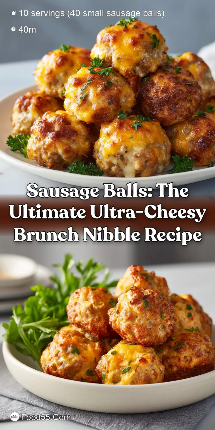 Sausage Balls: The Ultimate Ultra-Cheesy Brunch Nibble Recipe