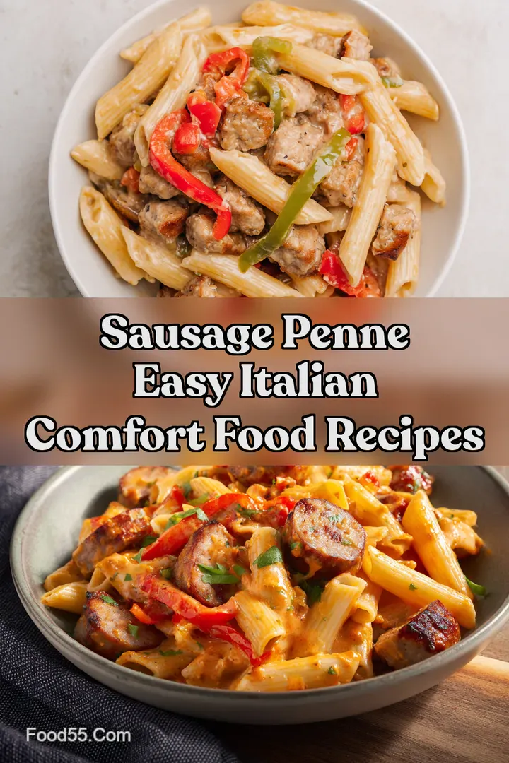 Sausage Penne Easy Italian Comfort Food Recipes
