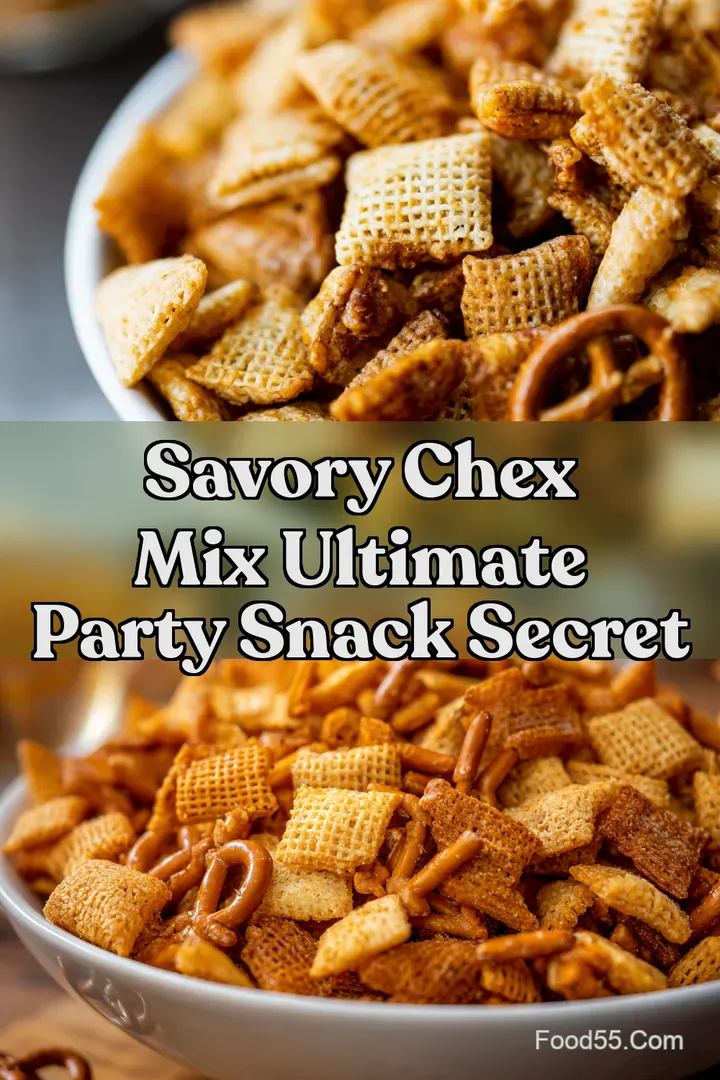 Savory Chex Mix Ultimate Party Snack Secret : PIN FOR LATER Savory Chex Mix Ultimate Party Snack Secret