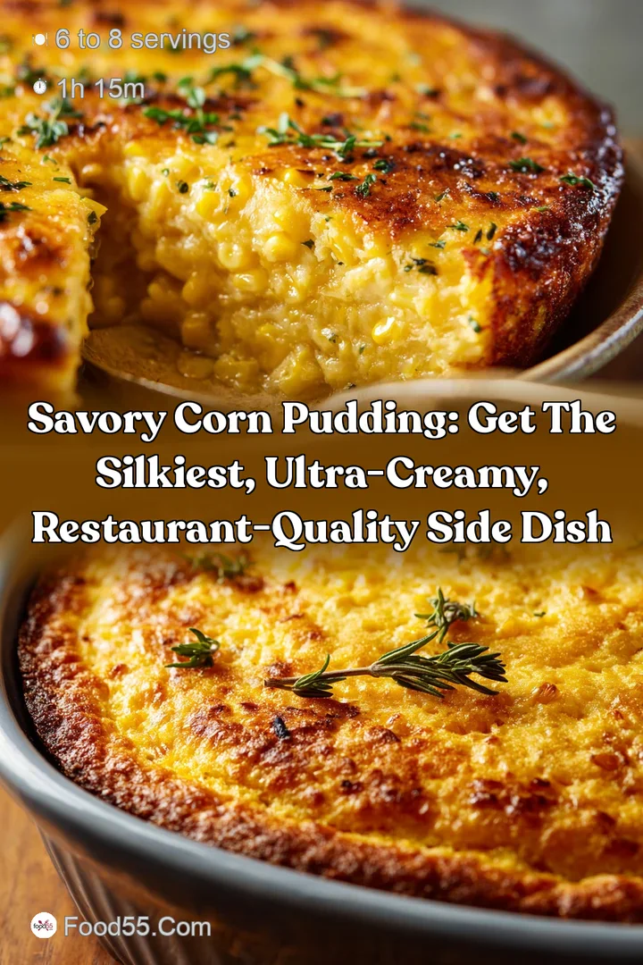 Savory Corn Pudding: Get the Silkiest Ultra-Creamy Restaurant-Quality Side Dish