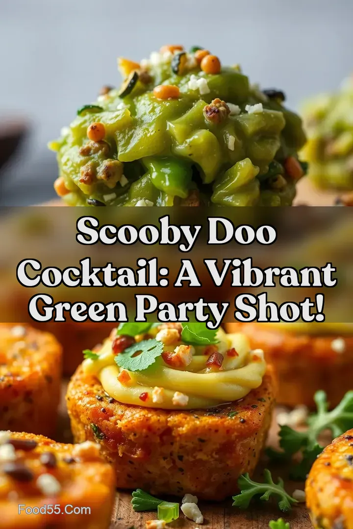 Scooby Doo Cocktail: A Vibrant Green Party Shot!