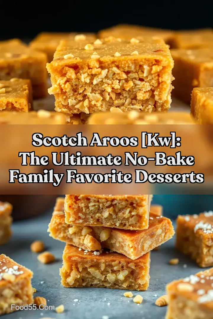 Scotch Aroos [kw]: The Ultimate No-Bake Family Favorite Desserts