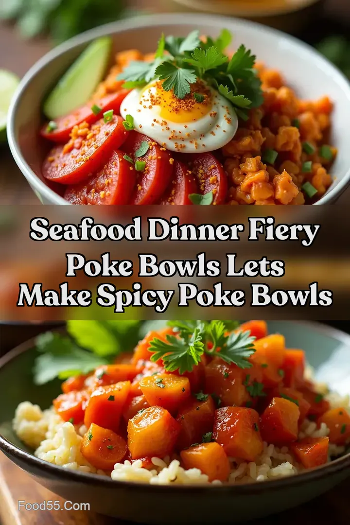 Seafood Dinner Fiery Poke Bowls Lets Make Spicy Poke Bowls