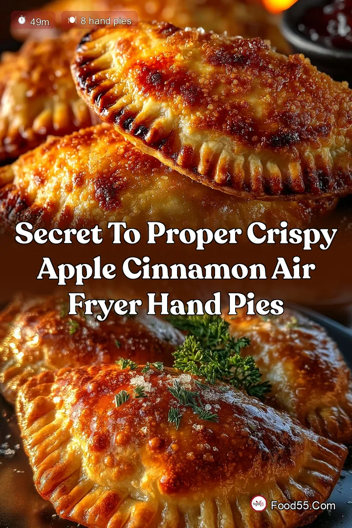 Secret to Proper Crispy Apple Cinnamon Air Fryer Hand Pies