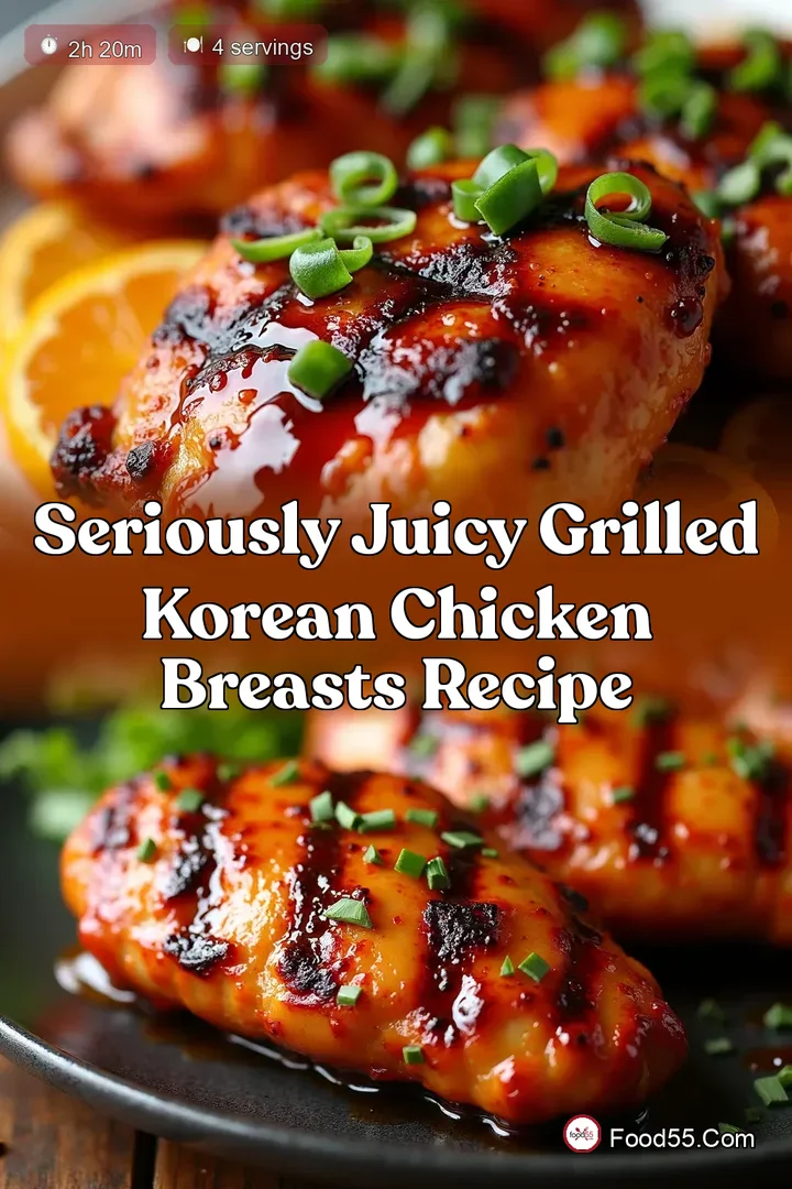 Seriously Juicy Grilled Korean Chicken Breasts Recipe