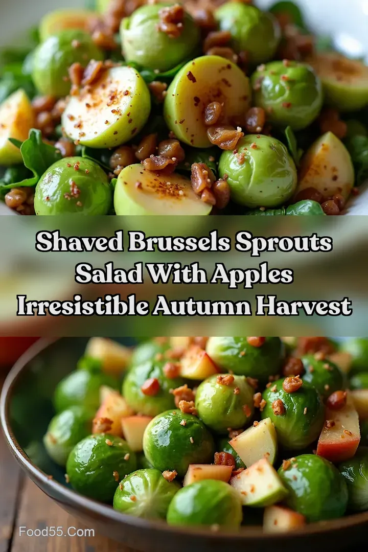 Shaved Brussels Sprouts Salad with Apples Irresistible Autumn Harvest