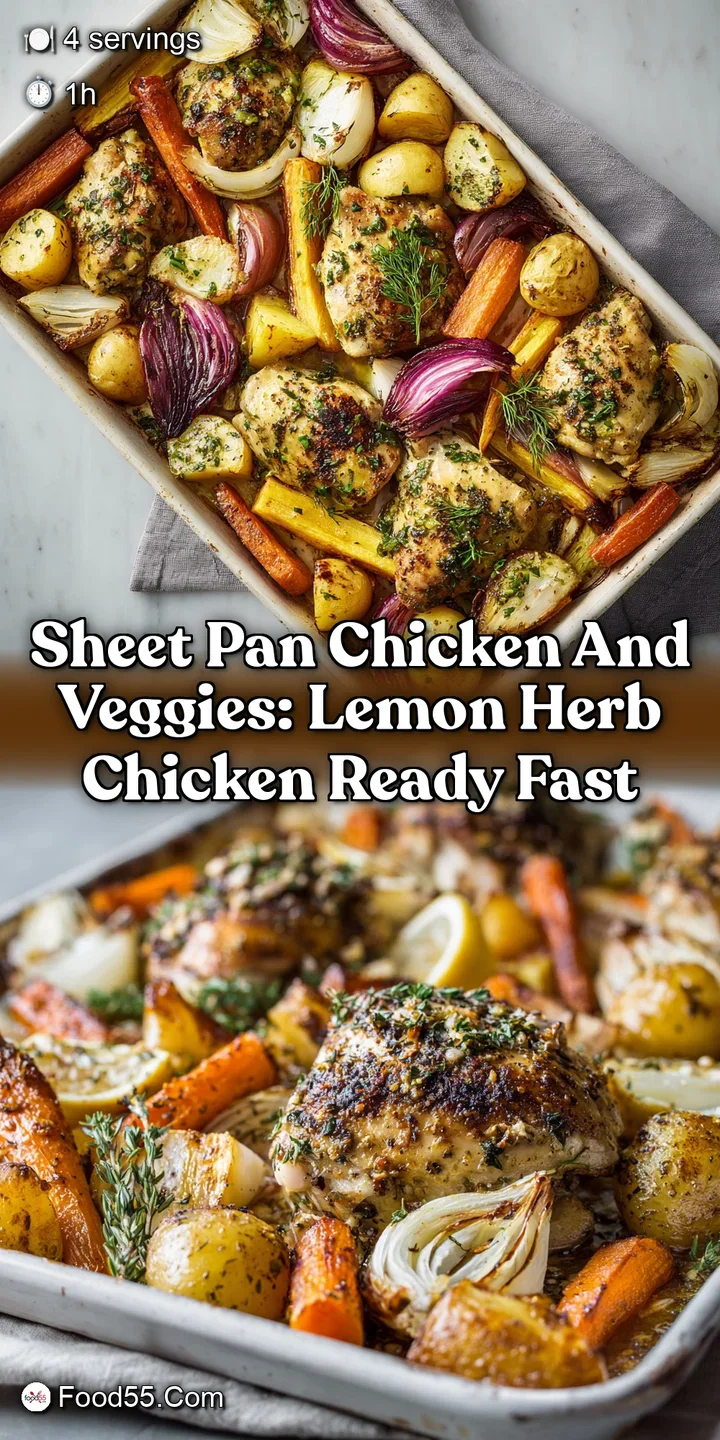 Sheet Pan Chicken and Veggies: Lemon Herb Chicken Ready Fast