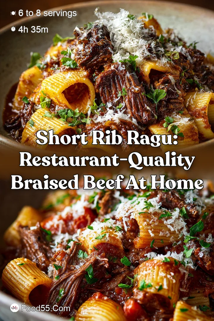 Short Rib Ragu: Restaurant-Quality Braised Beef at Home