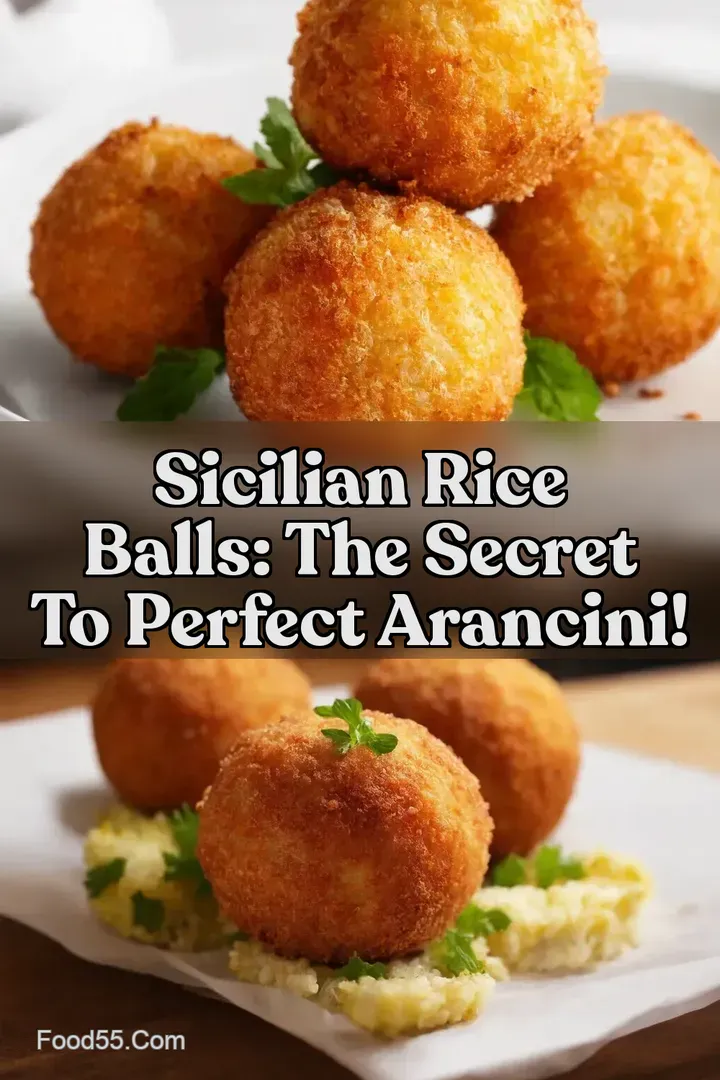 Sicilian Rice Balls: The Secret to Perfect Arancini! : PIN FOR LATER Sicilian Rice Balls: The Secret to Perfect Arancini!