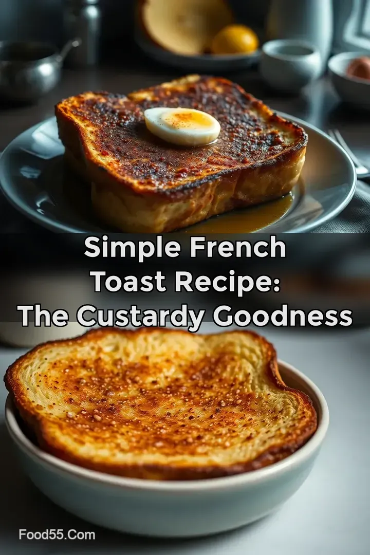 Simple French Toast Recipe: The Custardy Goodness : PIN FOR LATER Simple French Toast Recipe: The Custardy Goodness