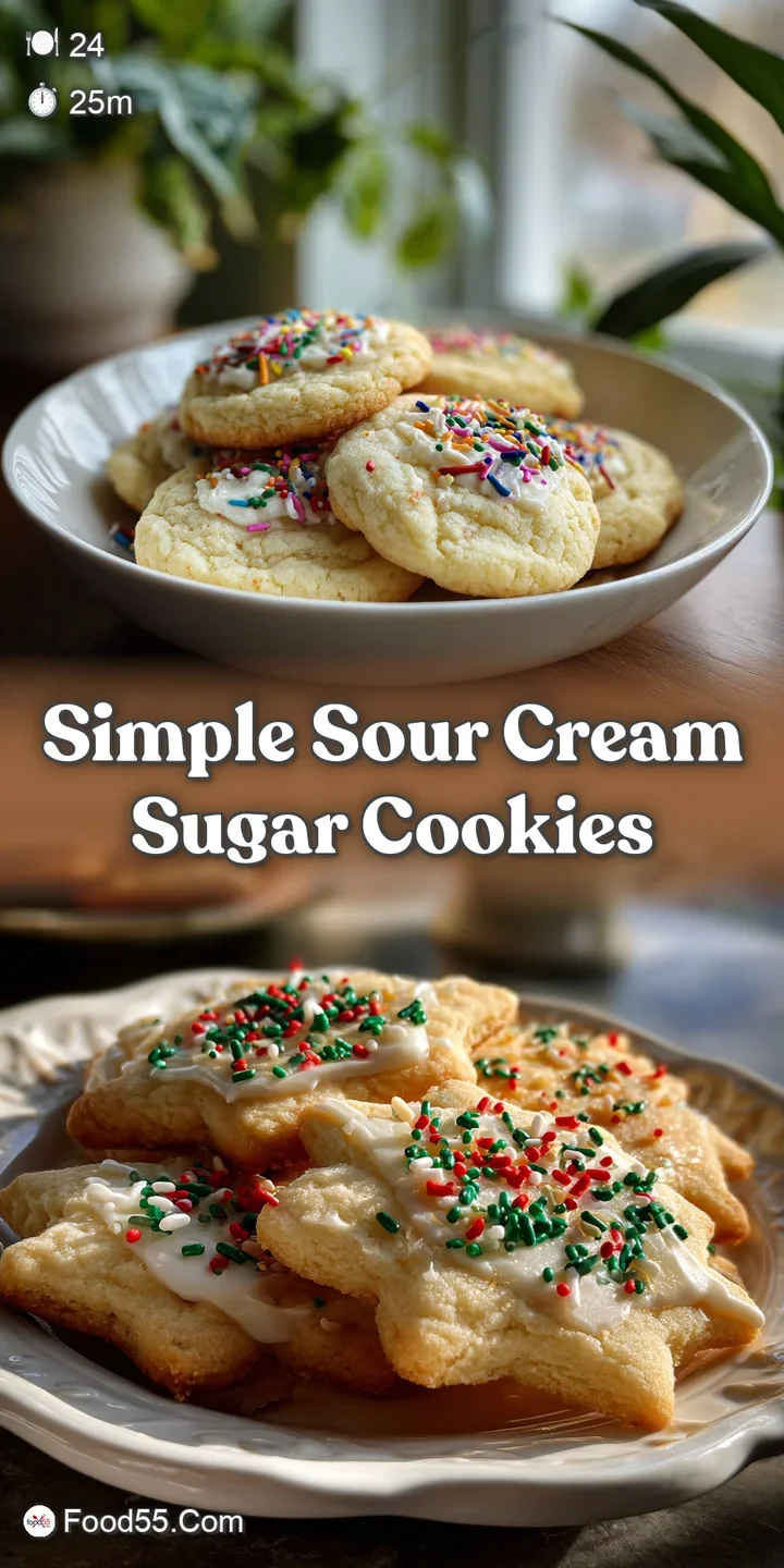 Close-up of a sour cream sugar cookie, showcasing its soft, slightly cracked surface and inviting sugary sweetness.