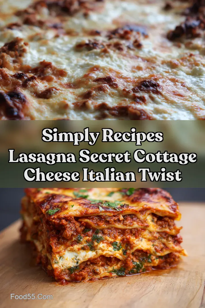 Simply Recipes Lasagna Secret Cottage Cheese Italian Twist