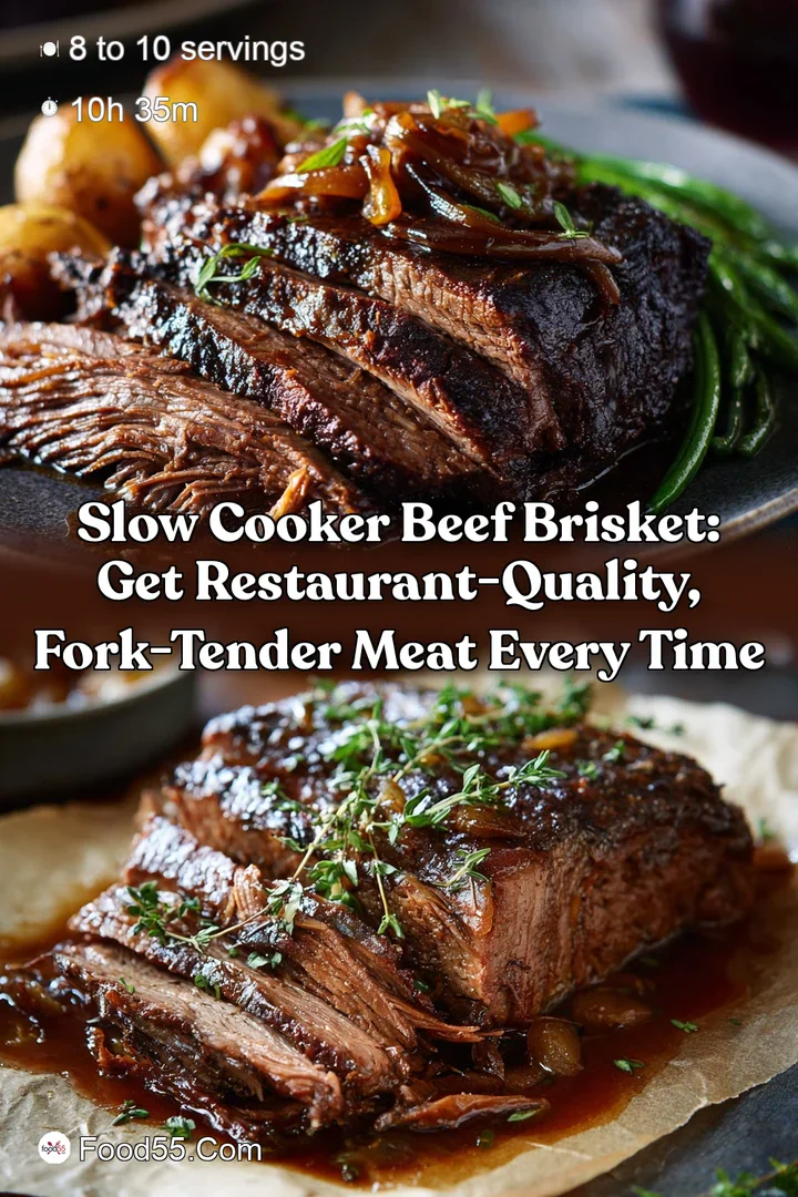 Slow Cooker Beef Brisket: Get Restaurant-Quality Fork-Tender Meat Every Time